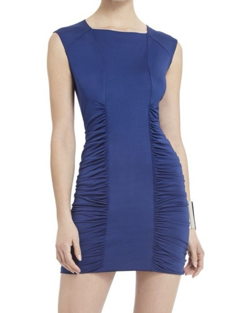 BCBGMaxAzria Renee Ruched Bodycon Dress Size XS